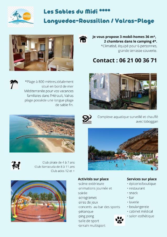 Hotel Les Sables Du Midi Valras-Plage Exteriér fotografie